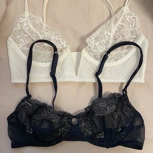 La Perla Underwired Balconette Bra + Longline Underwire Bra - 34B / IT 2